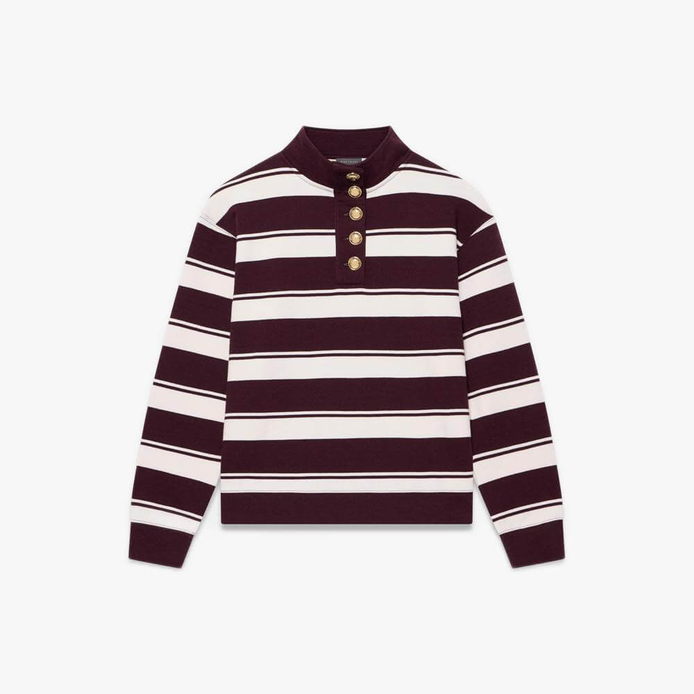 Mint Velvet Cotton Funnel Neck Sweatshirt